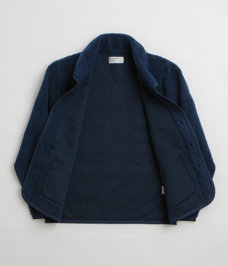 Universal Works Lancaster Jacket in Navy and Navy