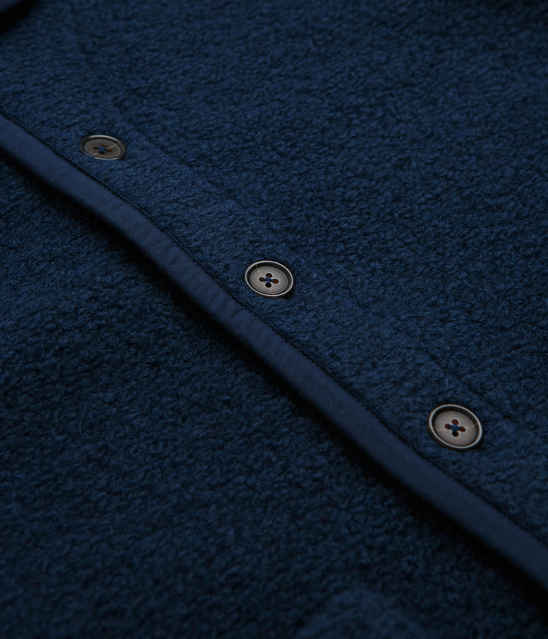 Universal Works Lancaster Jacket in Navy and Navy