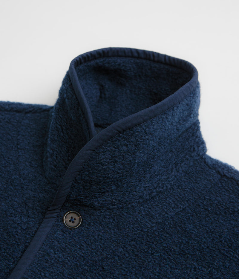 Universal Works Lancaster Jacket in Navy and Navy