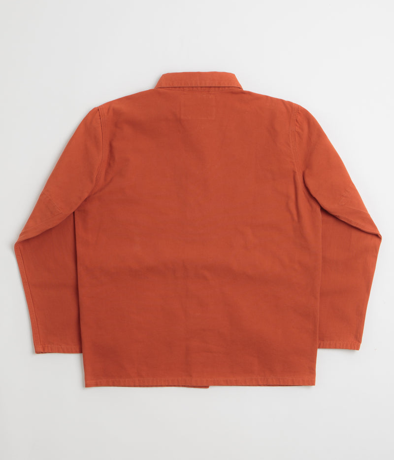Uskees 3001 Buttoned Overshirt in Rust