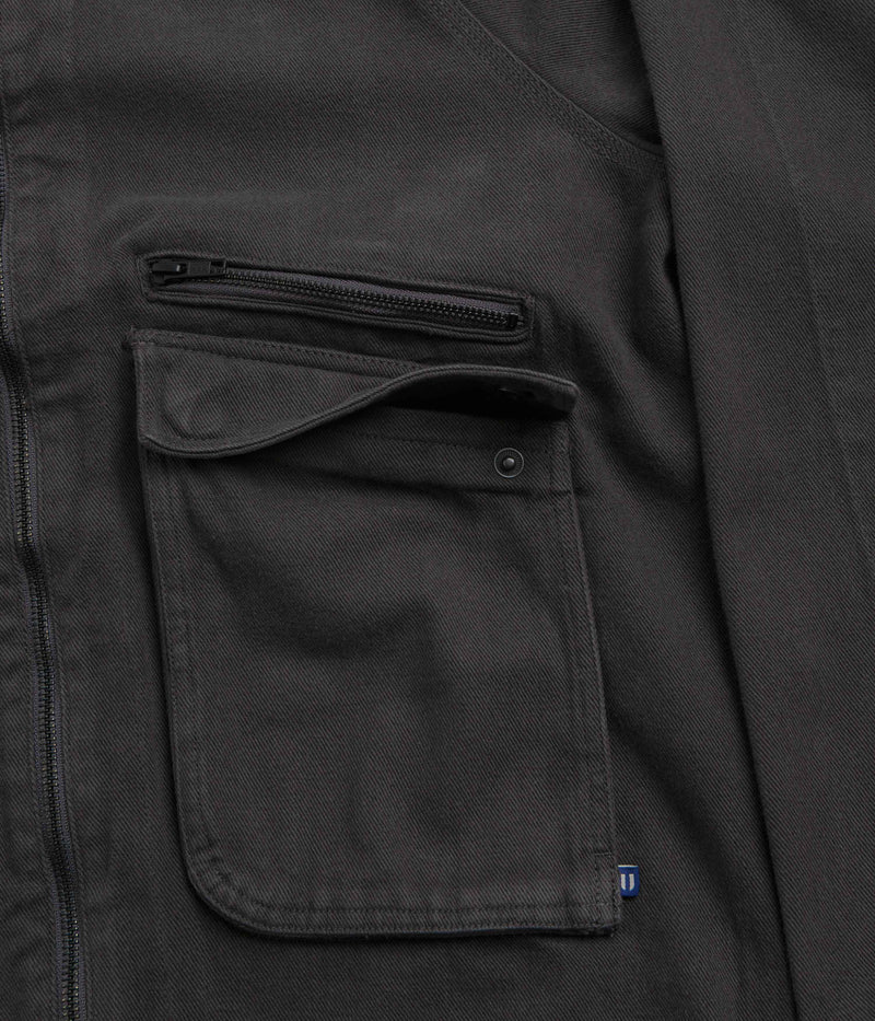 Uskees 3045 Drill Field Jacket in Charcoal