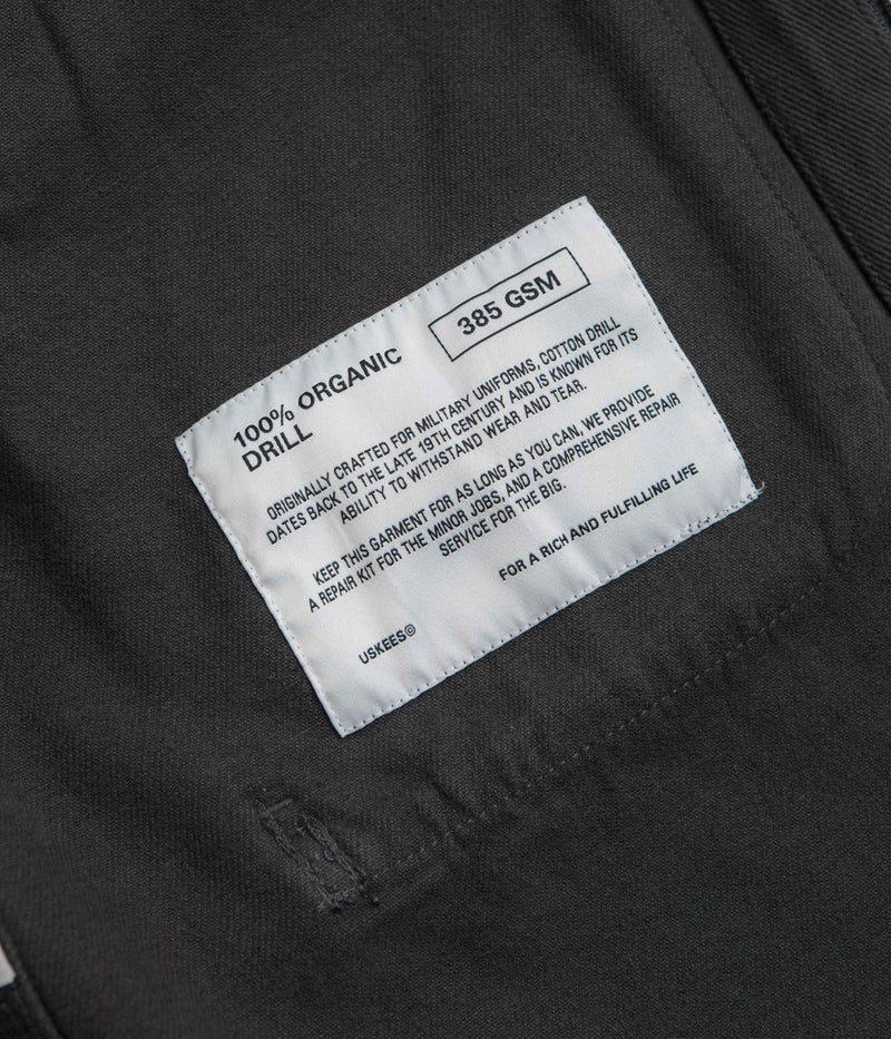 Uskees 3045 Drill Field Jacket in Charcoal