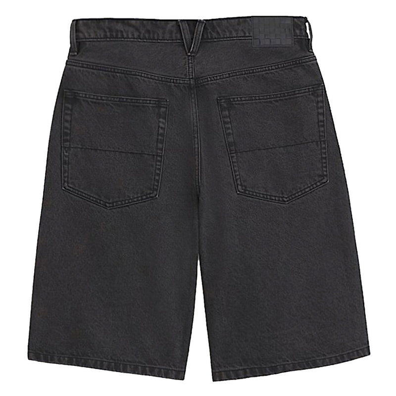 Vans Check-5 Baggy Denim Shorts - Washed Black