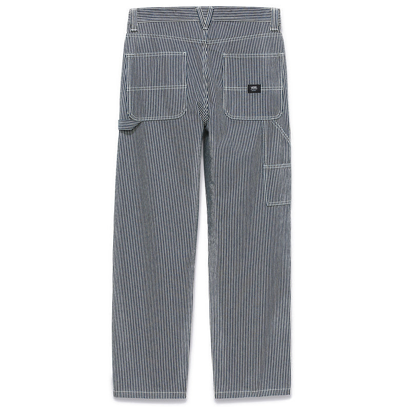 Vans Drill Chore Loose Tapered Carp Hickory Stripe Pants - Indigo