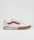 Vans Rowley XLT Shoes in Red and White / Gum