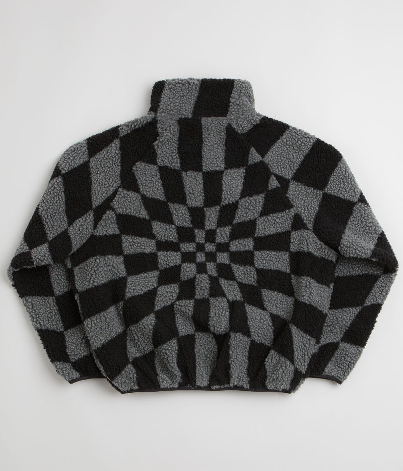 Vans x SlamJam AOD Relief Check Pullover Fleece in Smoked Pearl