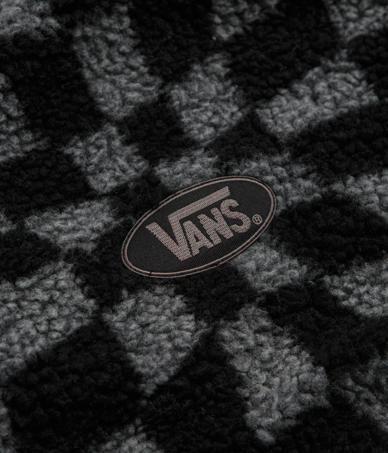 Vans x SlamJam AOD Relief Check Pullover Fleece in Smoked Pearl