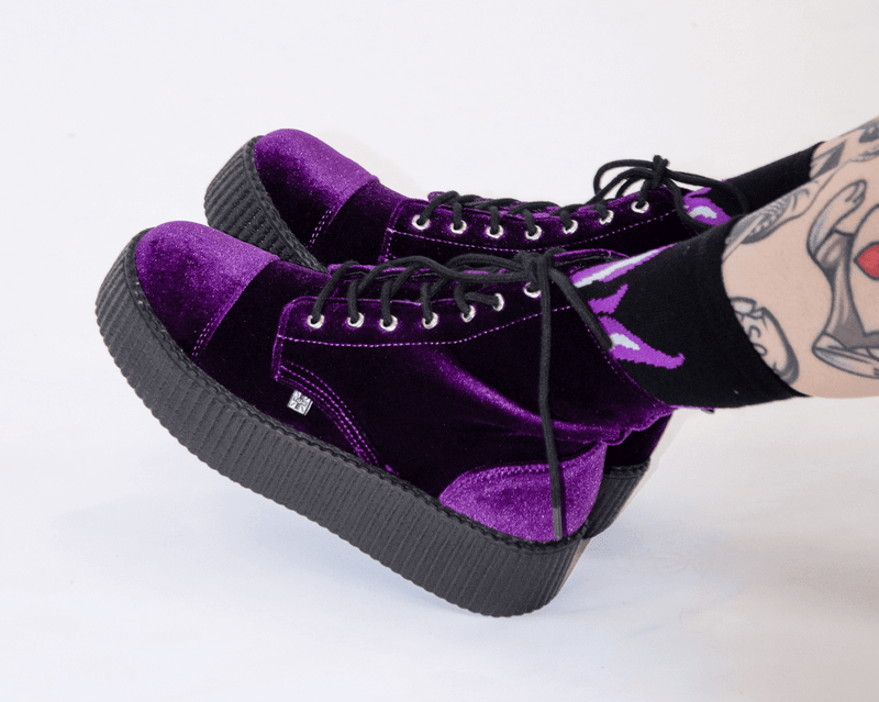 V9656L Violet Velvet Viva Mondo Boot
