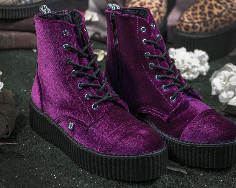 V9656L Violet Velvet Viva Mondo Boot