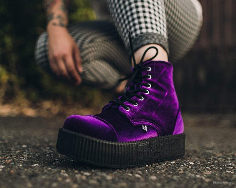 V9656L Violet Velvet Viva Mondo Boot