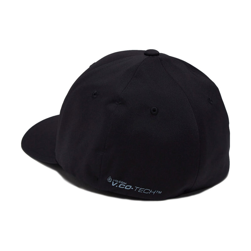 Volcom Stone Tech Flexfit Delta Hat - Black 2025