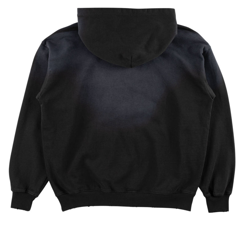 Welcome Coupled Sun Fade Hoodie - Black Fade