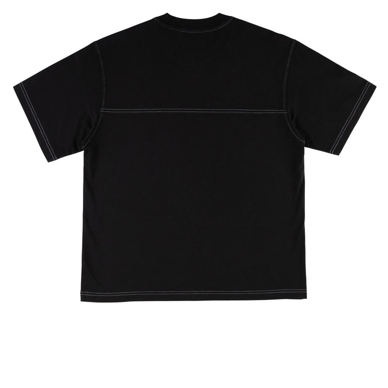 Welcome Vamp Football Knit T-Shirt - Black/White