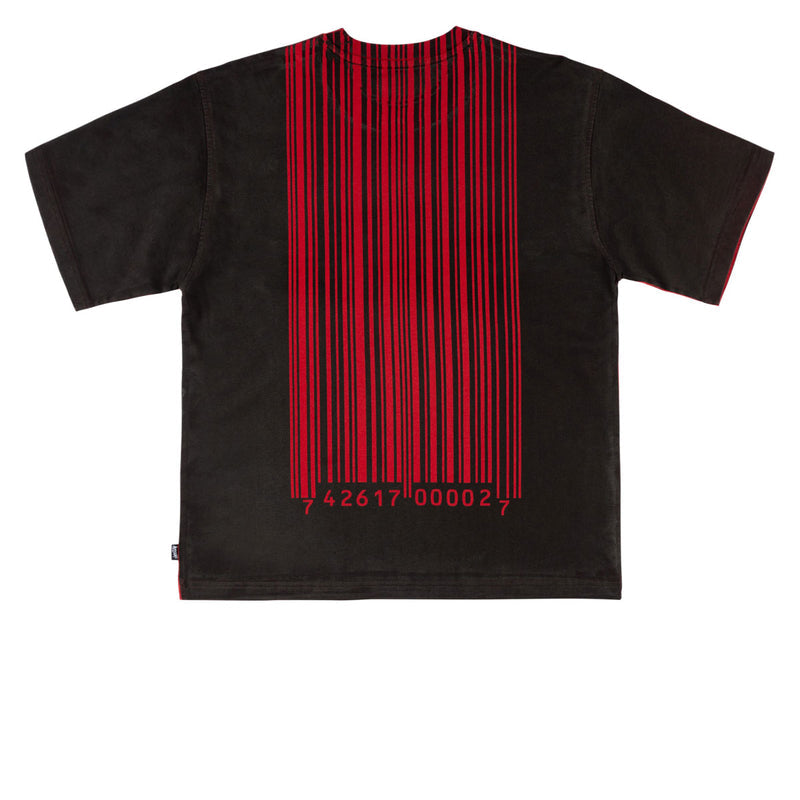 Welcome x Slipknot Barcode Overprint T-Shirt - Black/Red
