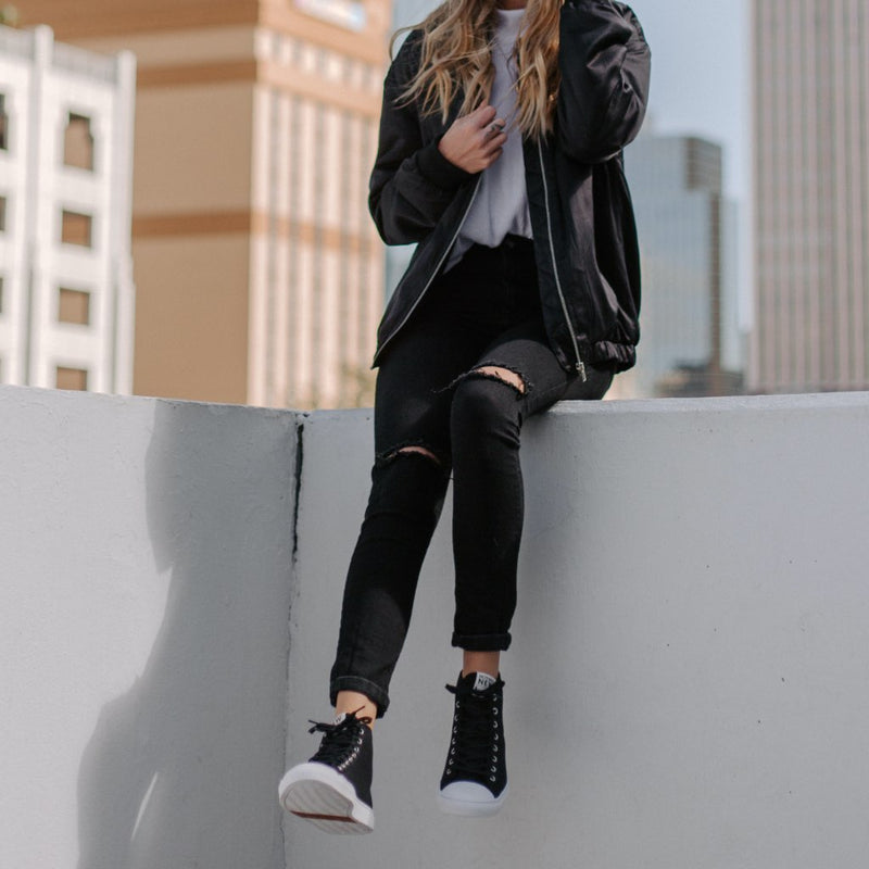 Women's Classic High Top | Black x White