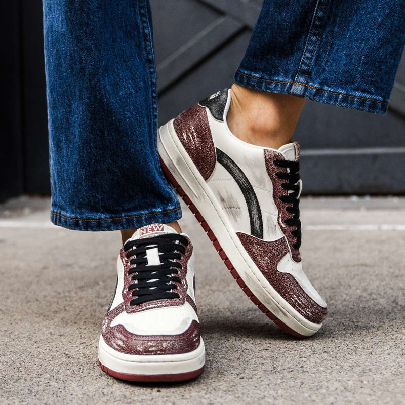 Women's Cross Court | Black x Red