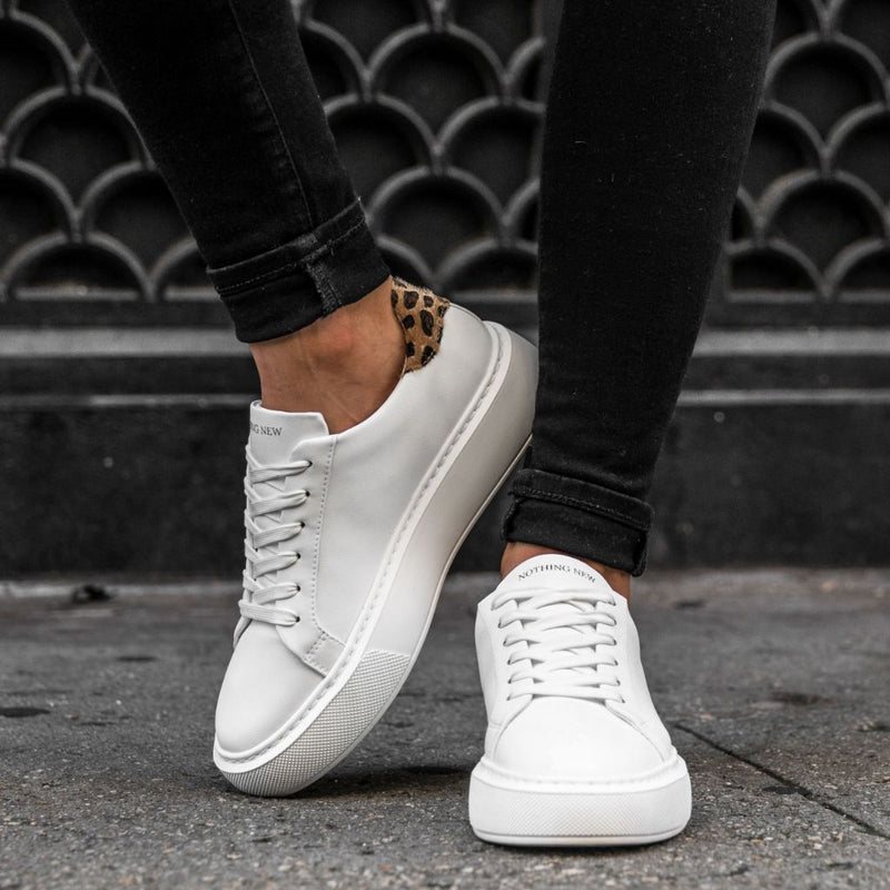 Women's Grand | White x Leopard