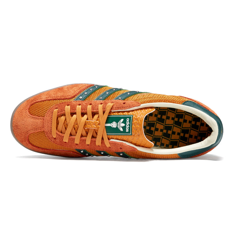 x Hardies Gazelle Shoes - Rust Orange/Collegiate Green/Gum