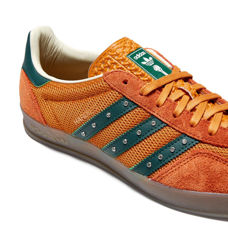x Hardies Gazelle Shoes - Rust Orange/Collegiate Green/Gum