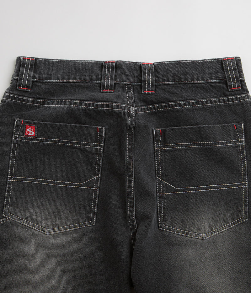Yardsale Culture Slub Phantasy Jeans in Washed Black