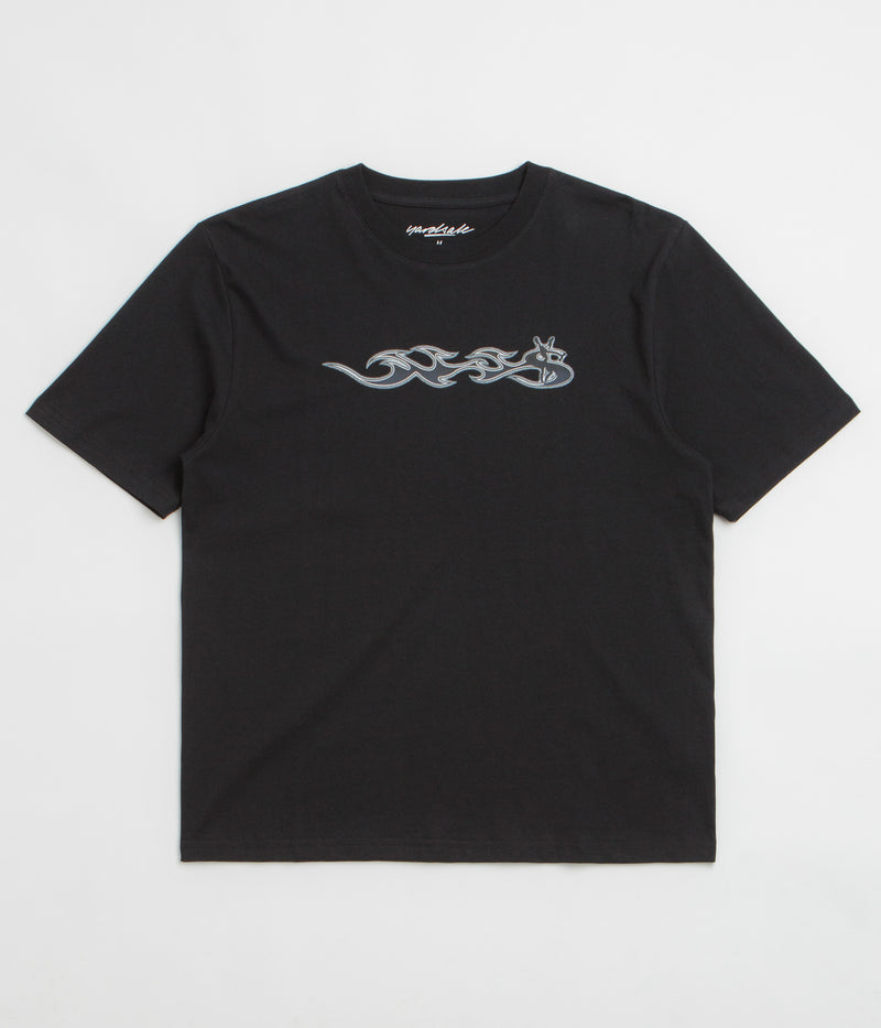 Yardsale Phantasy Flame T-Shirt in Black