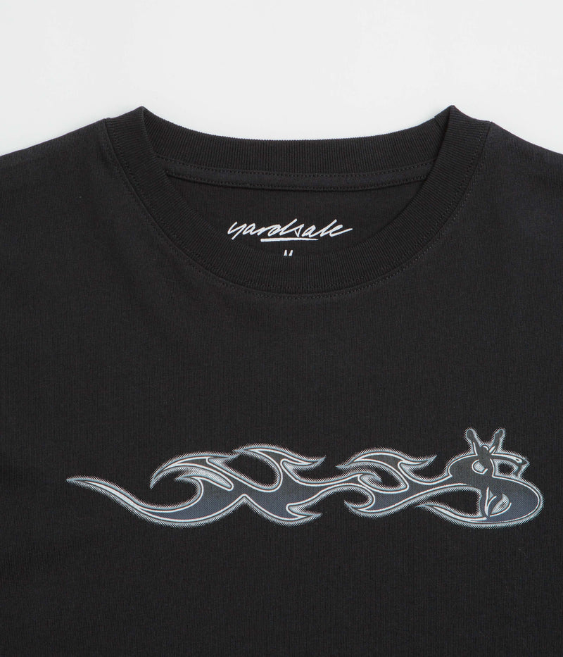 Yardsale Phantasy Flame T-Shirt in Black