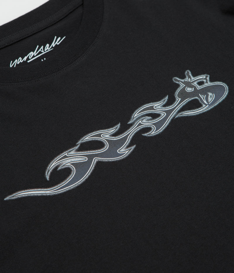 Yardsale Phantasy Flame T-Shirt in Black
