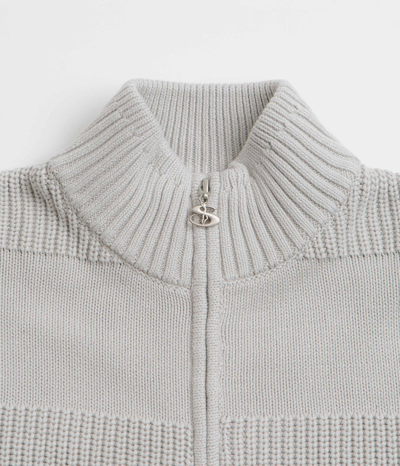 Yardsale Phantasy Knitted Cardigan in Grey