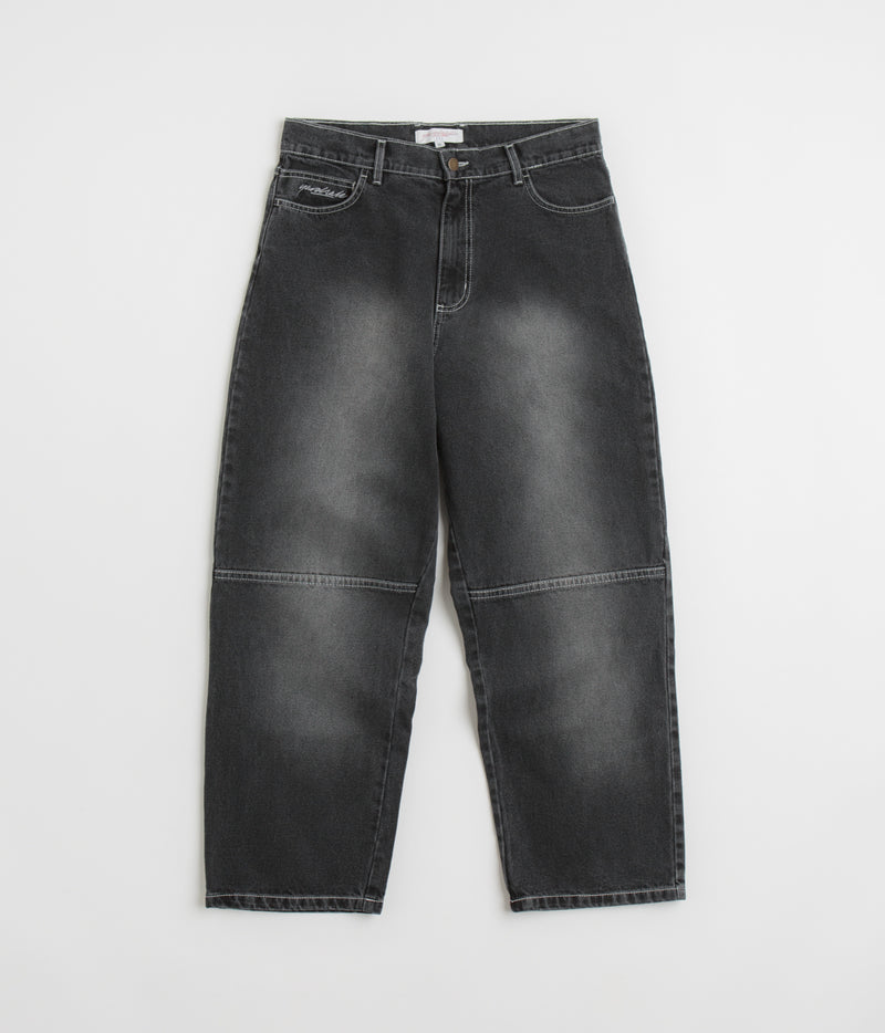 Yardsale Phantasy Panel Jeans in Black and Faded