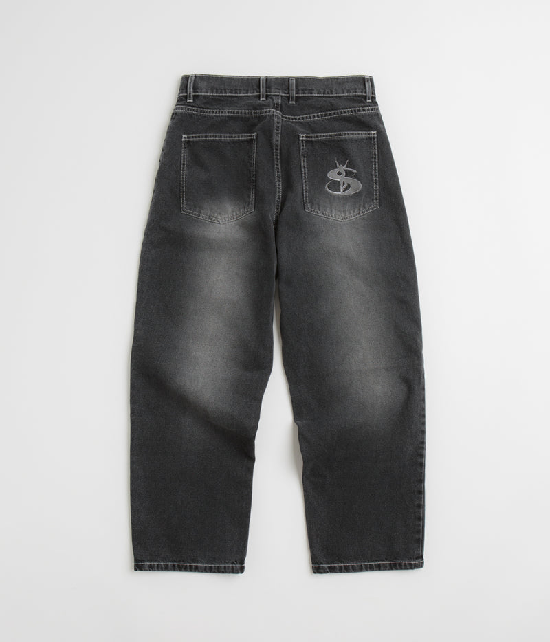 Yardsale Phantasy Panel Jeans in Black and Faded