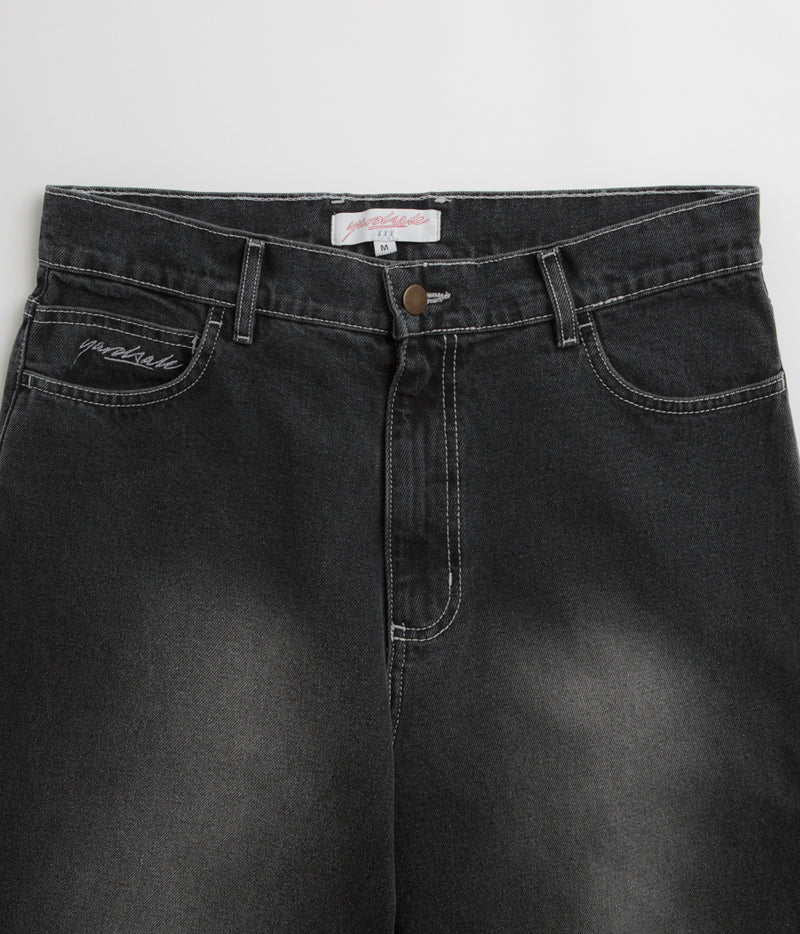 Yardsale Phantasy Panel Jeans in Black and Faded