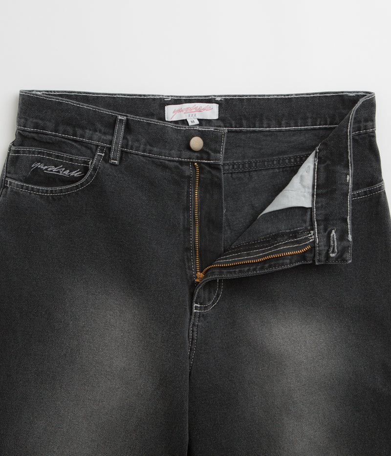 Yardsale Phantasy Panel Jeans in Black and Faded