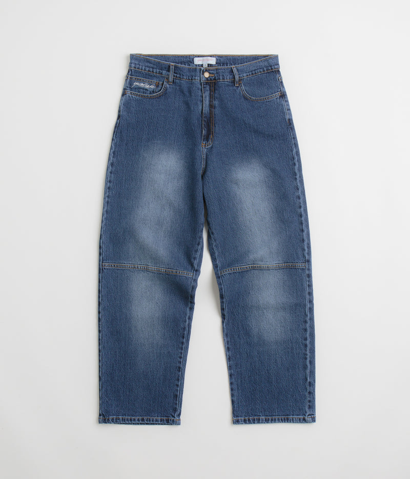 Yardsale Phantasy Panel Jeans in Denim and Faded