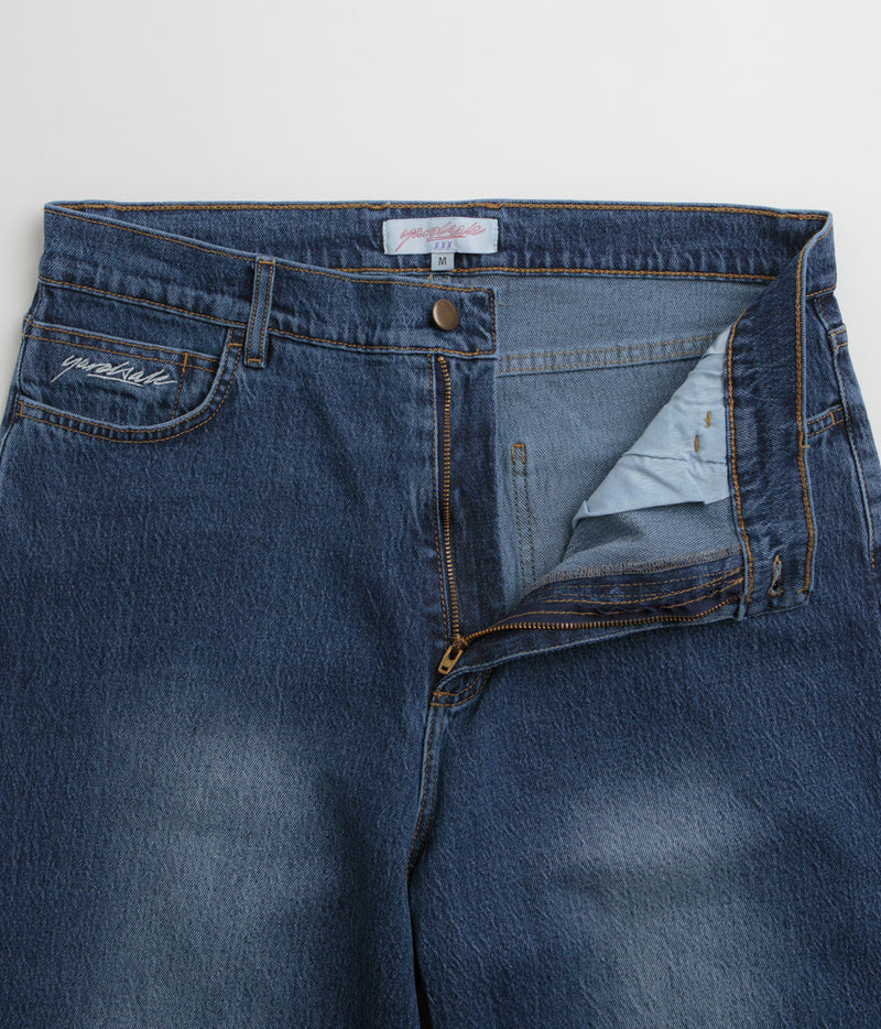 Yardsale Phantasy Panel Jeans in Denim and Faded