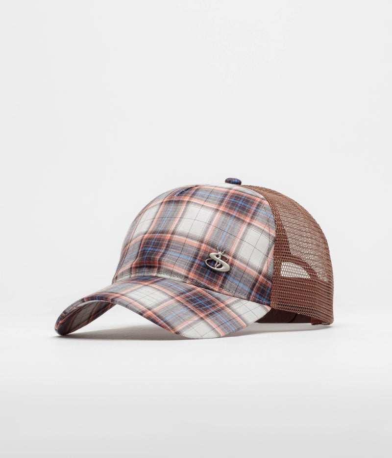 Yardsale Phantasy Plaid Cap in Brown