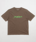 Yardsale Script Sludge T-Shirt in Tan