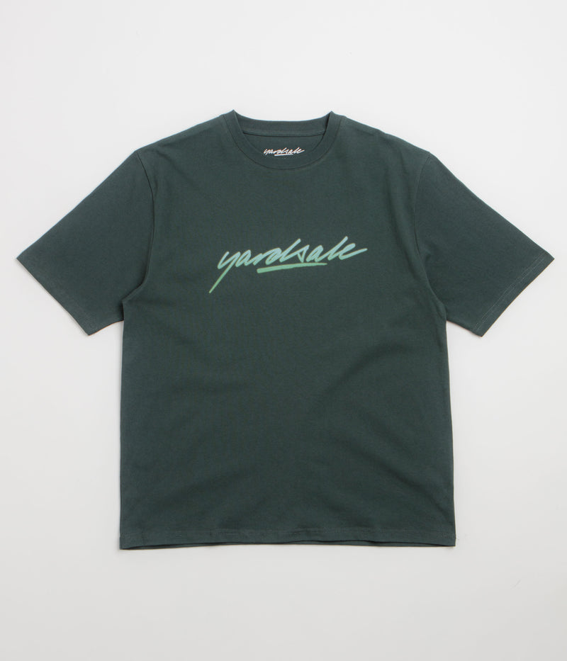 Yardsale Script T-Shirt in Green