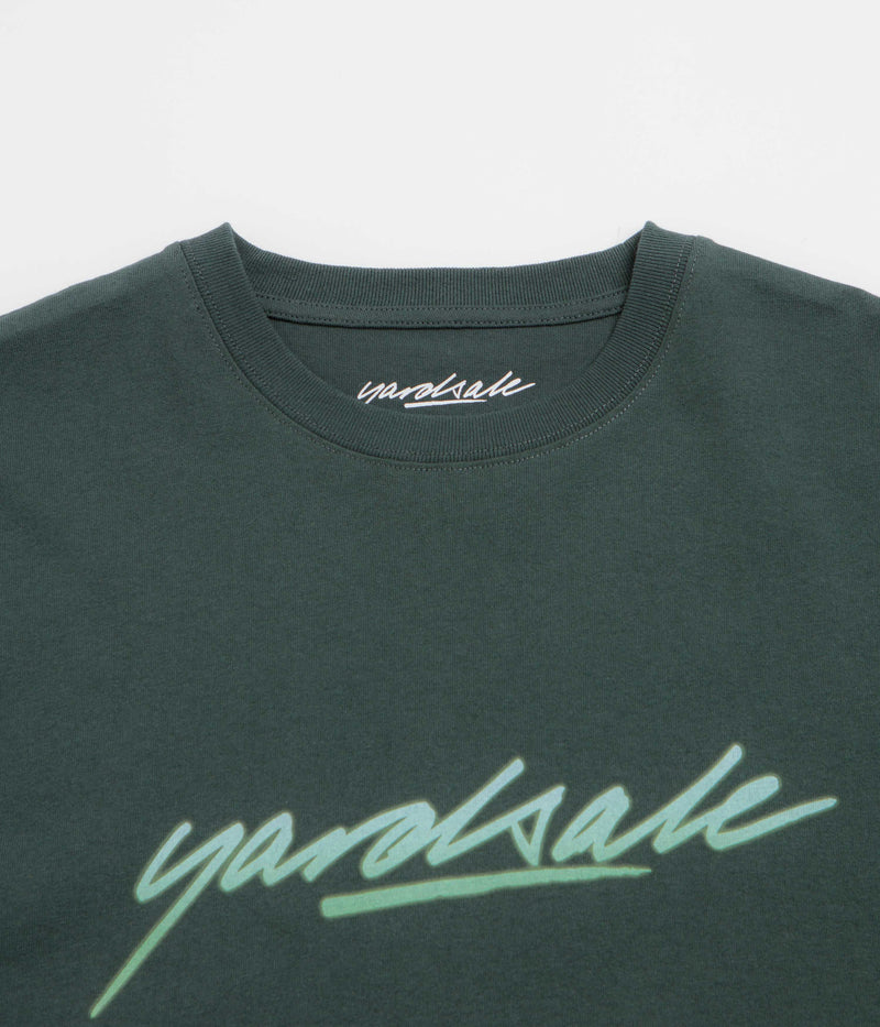 Yardsale Script T-Shirt in Green