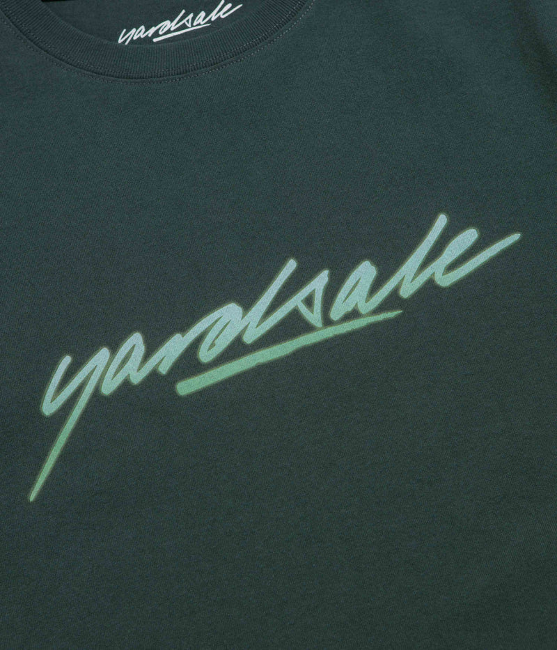Yardsale Script T-Shirt in Green