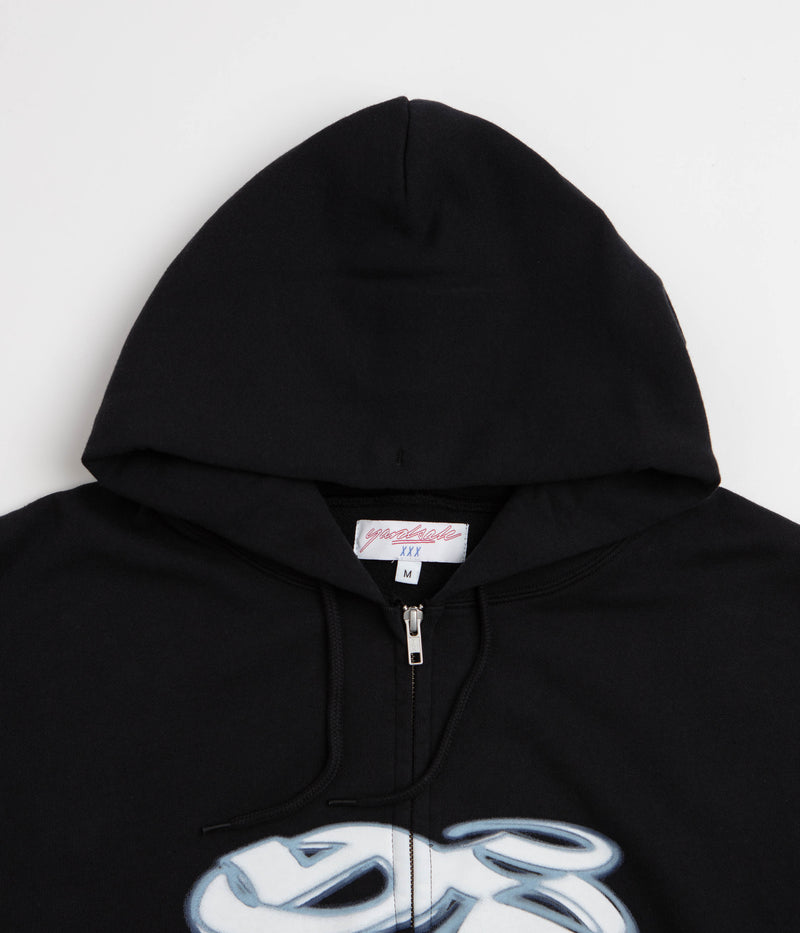 Yardsale Spray Hoodie in Black