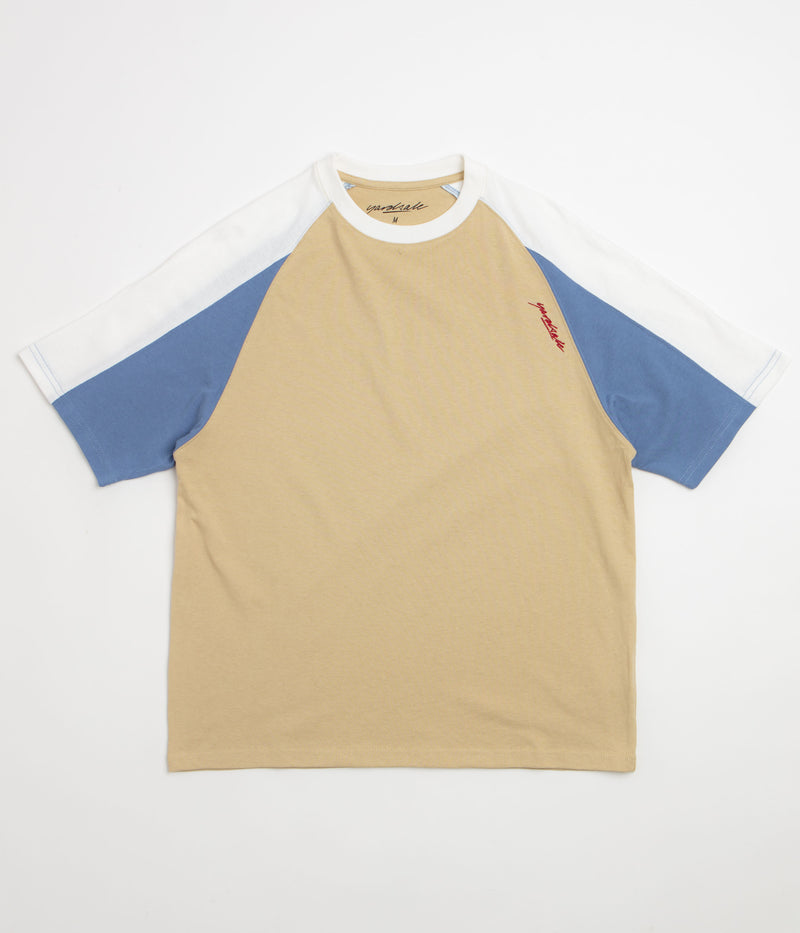Yardsale Starlite T-Shirt in Beige and Blue / White