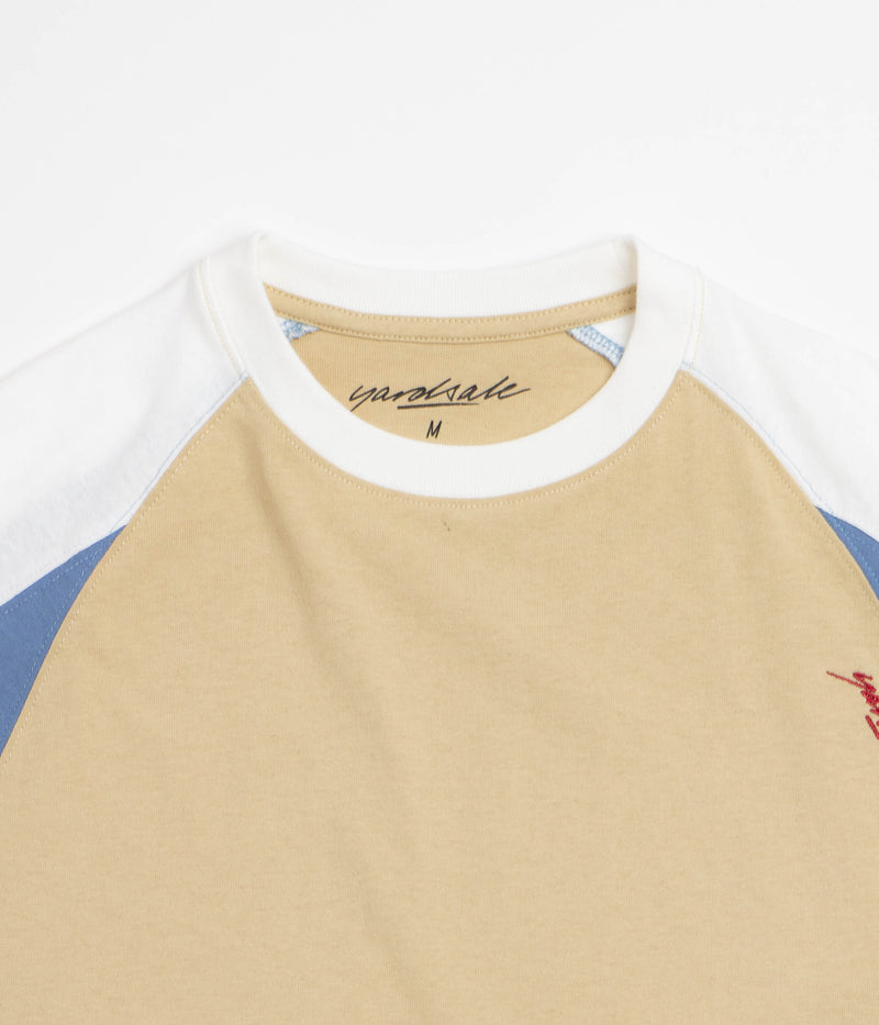 Yardsale Starlite T-Shirt in Beige and Blue / White