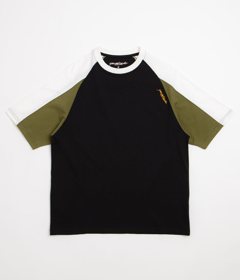 Yardsale Starlite T-Shirt in Grey and Green / White