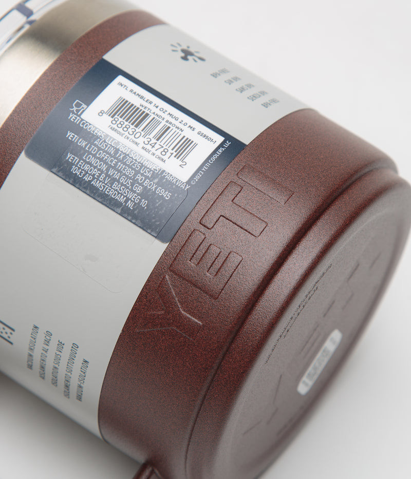 Yeti Rambler Mug V2 14oz in Wetlands Brown