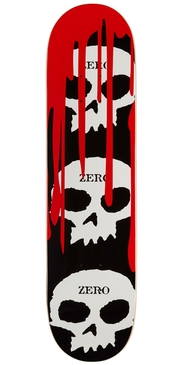 Zero 3 Skull Blood Skateboard Deck - 7.75"