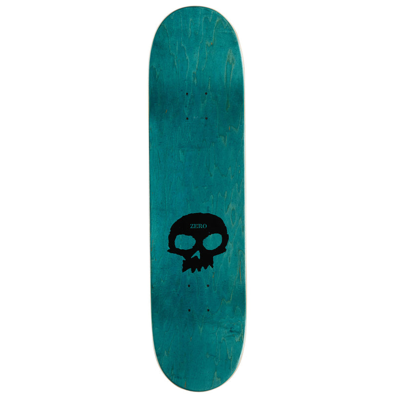 Zero 3 Skull Flames Skateboard Deck - 8.25"