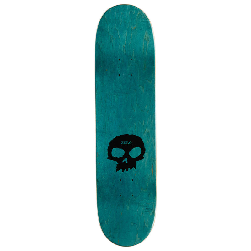 Zero 3 Skull Flames Skateboard Deck - 8.50"