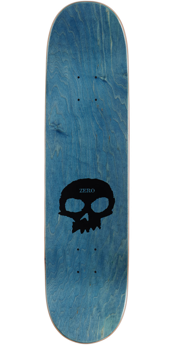 Zero Single Skull Skateboard Deck - 7.875"